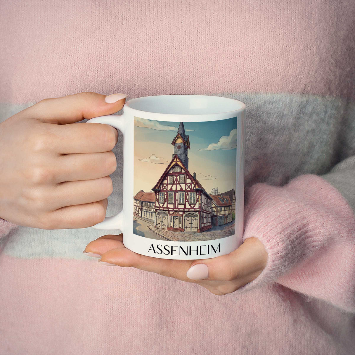 assenheim-wetterau-deutschland-kaffeebecher-aquarell