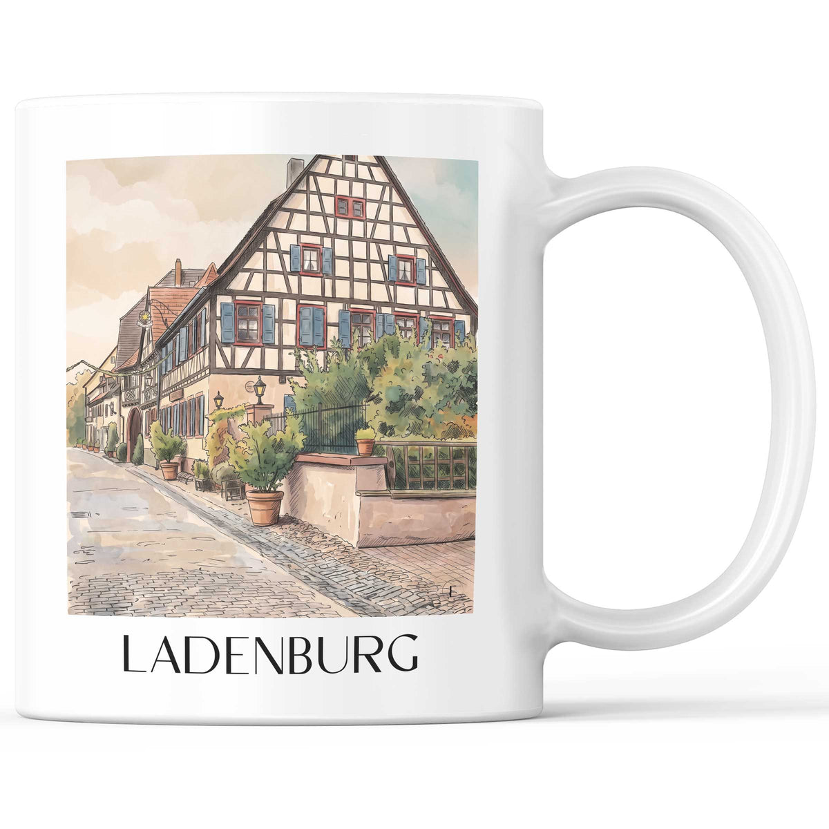 ladenburg-kurpfalz-deutschland-kaffeebecher-aquarell