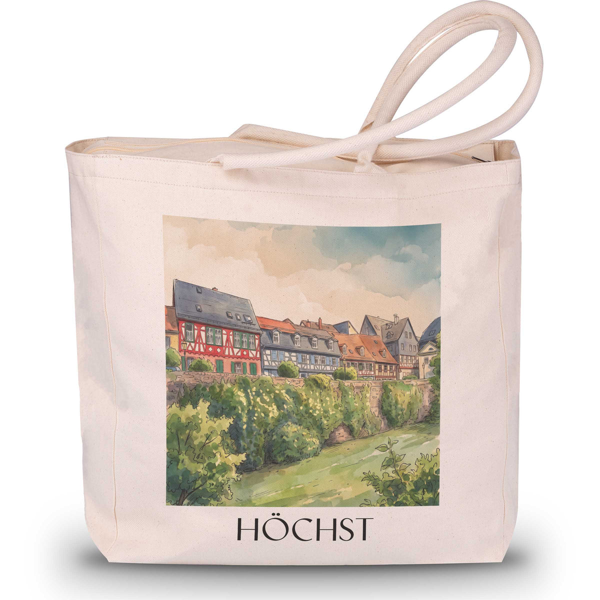 höchst-odenwald-deutschland-einkaufstasche-aquarell