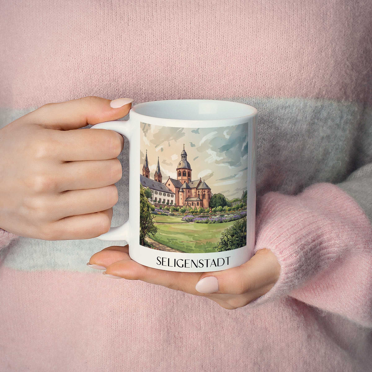 seligenstadt-untermain-deutschland-kaffeebecher-aquarell
