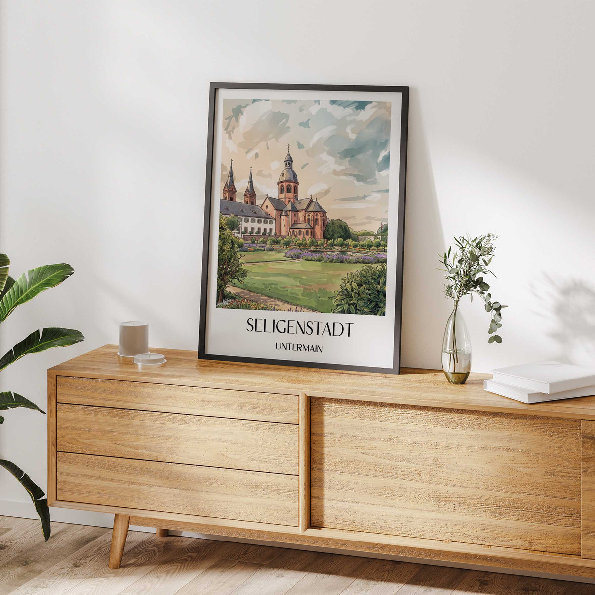 seligenstadt-untermain-deutschland-poster-aquarell