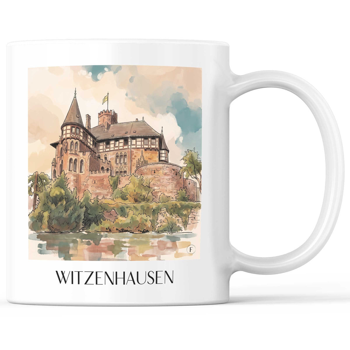 witzenhausen-hessen-deutschland-kaffeebecher-aquarell