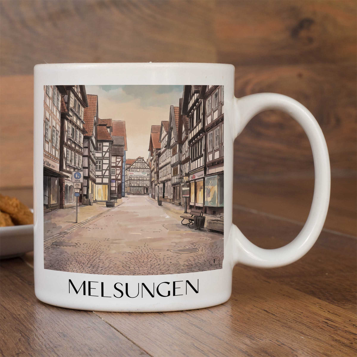 melsungen-nordhessen-deutschland-kaffeebecher-aquarell