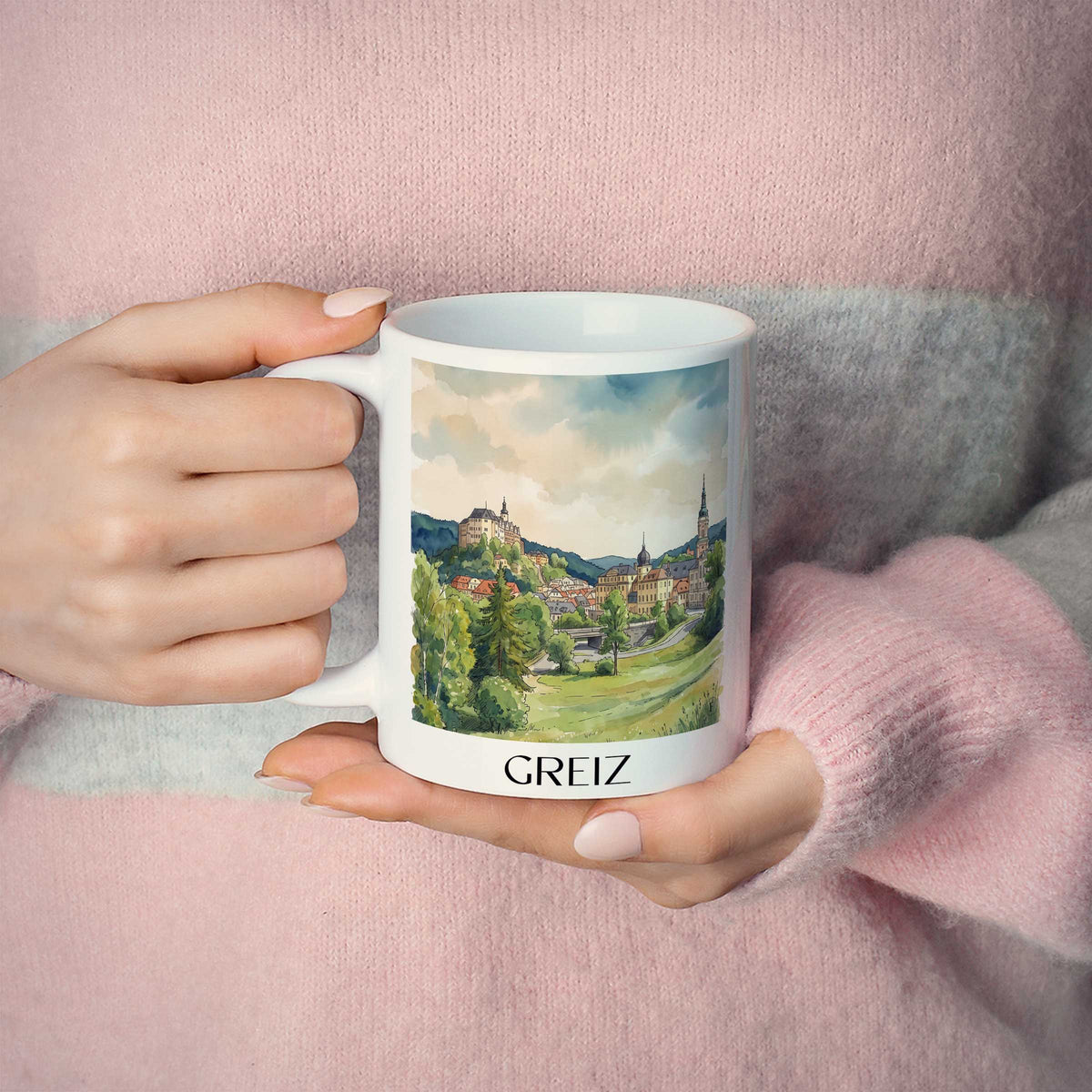 greiz-vogtland-deutschland-kaffeebecher-aquarell