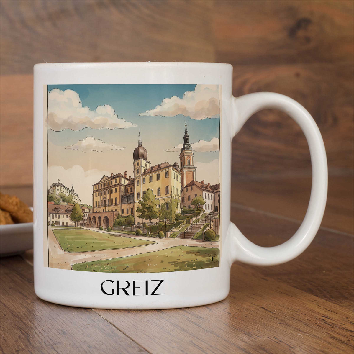 greiz-vogtland-deutschland-kaffeebecher-aquarell
