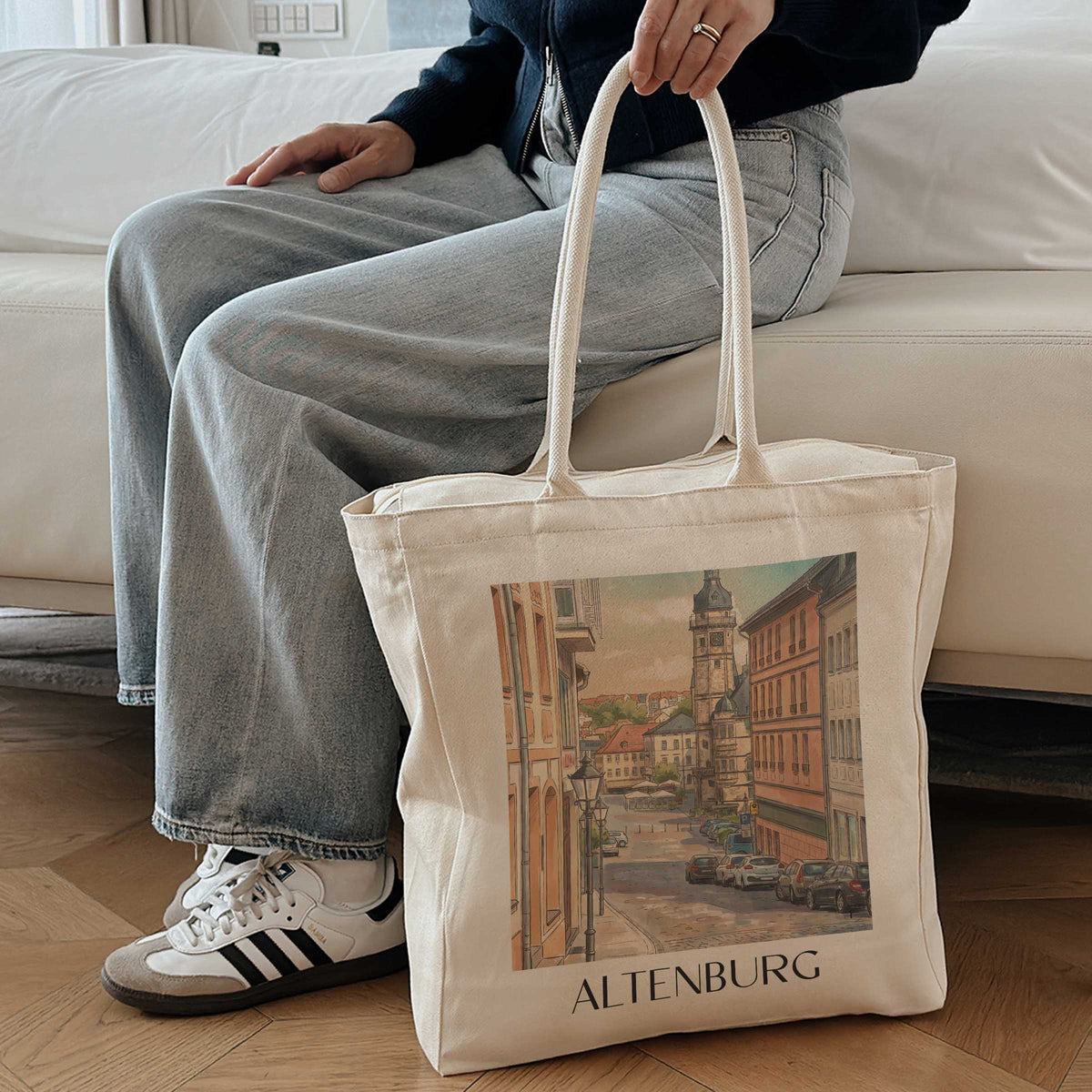 altenburg-altenburger-land-deutschland-einkaufstasche-aquarell