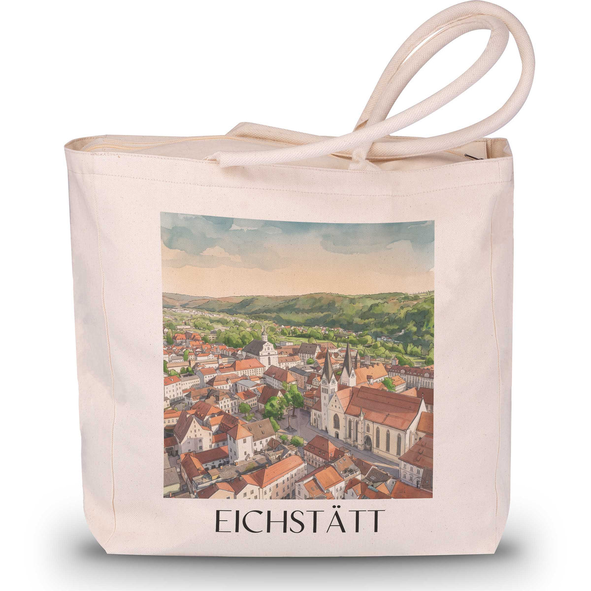 eichstätt-altmühltal-deutschland-einkaufstasche-aquarell