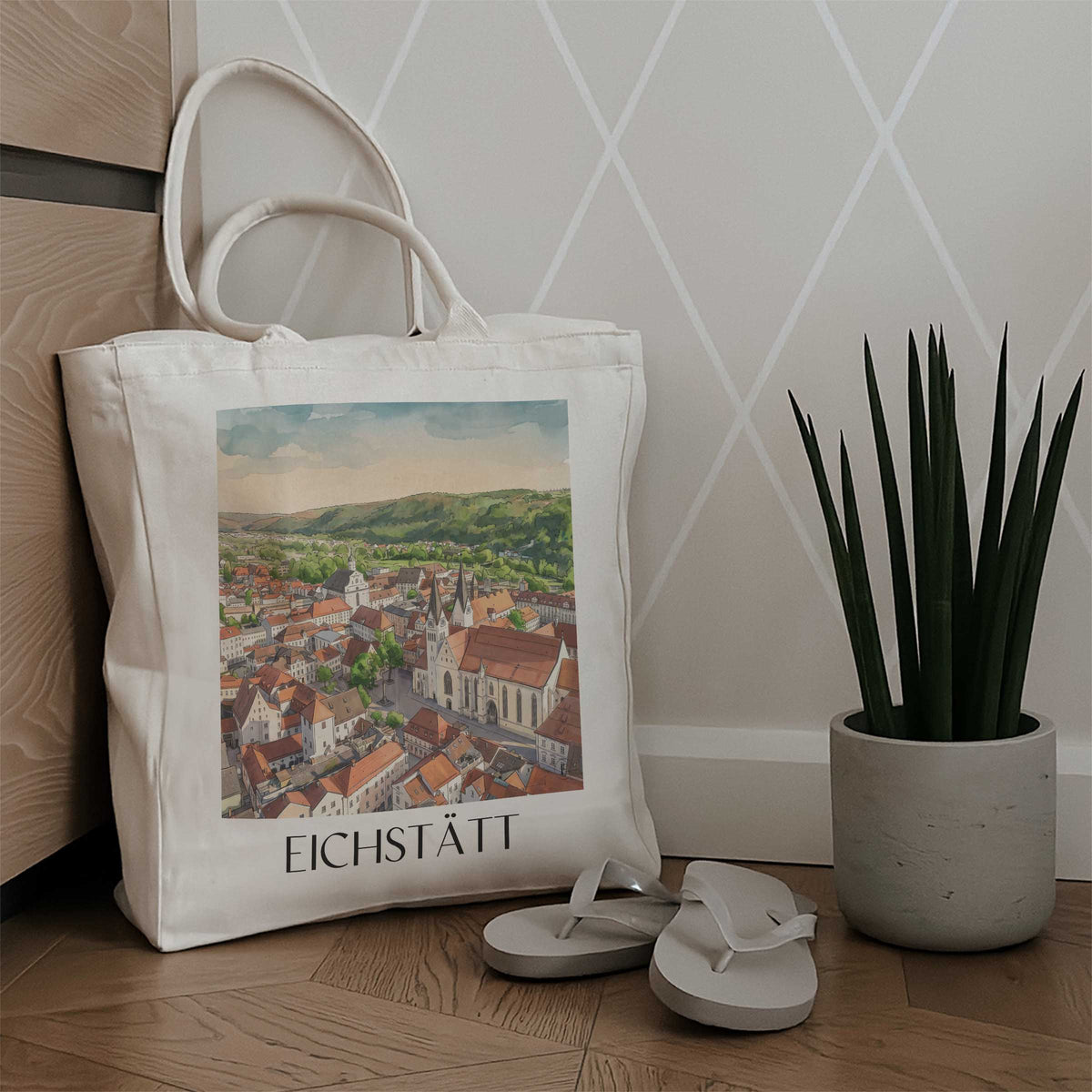 eichstätt-altmühltal-deutschland-einkaufstasche-aquarell