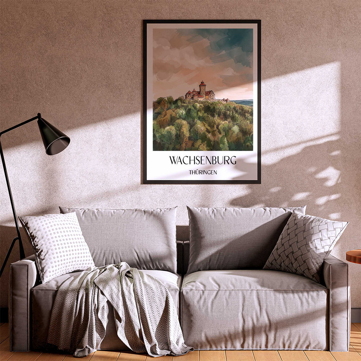 wachsenburg-thüringen-deutschland-poster-aquarell