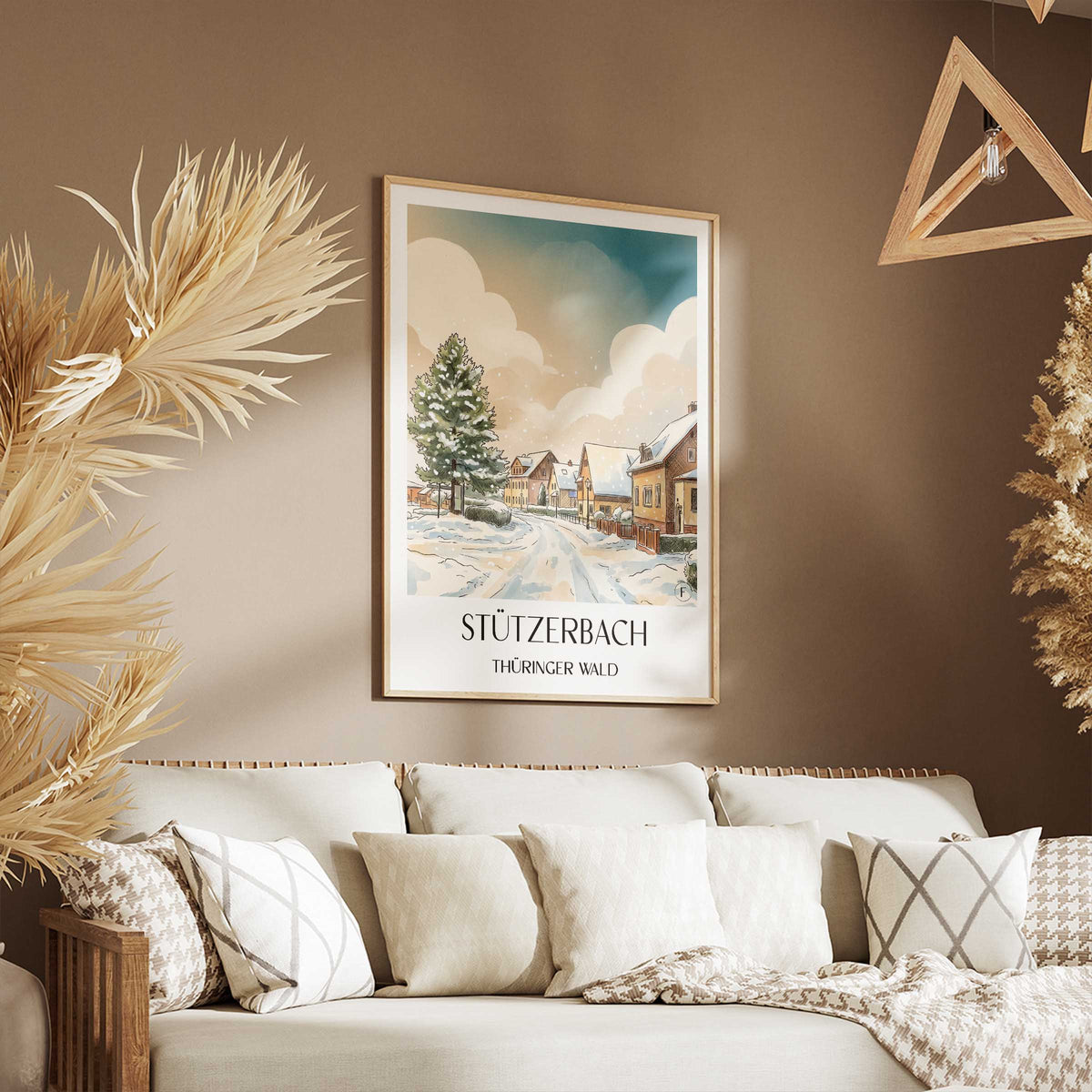 stützerbach-thüringer-wald-deutschland-poster-aquarell