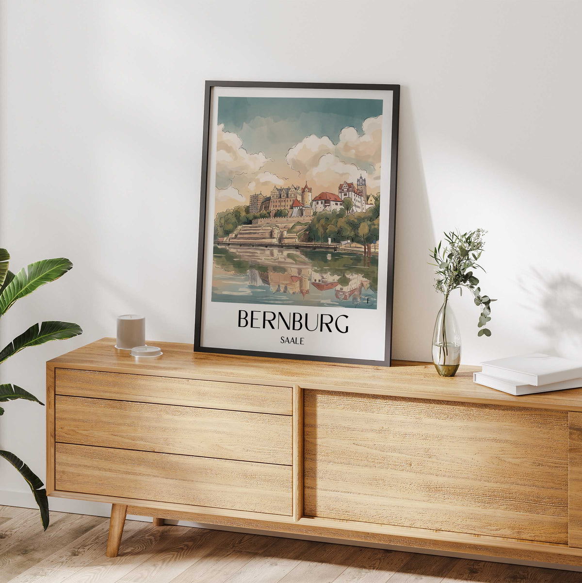 bernburg-saale-deutschland-poster-aquarell