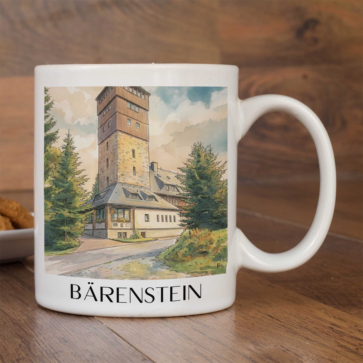bärenstein-erzgebirgsvorland-deutschland-kaffeebecher-aquarell