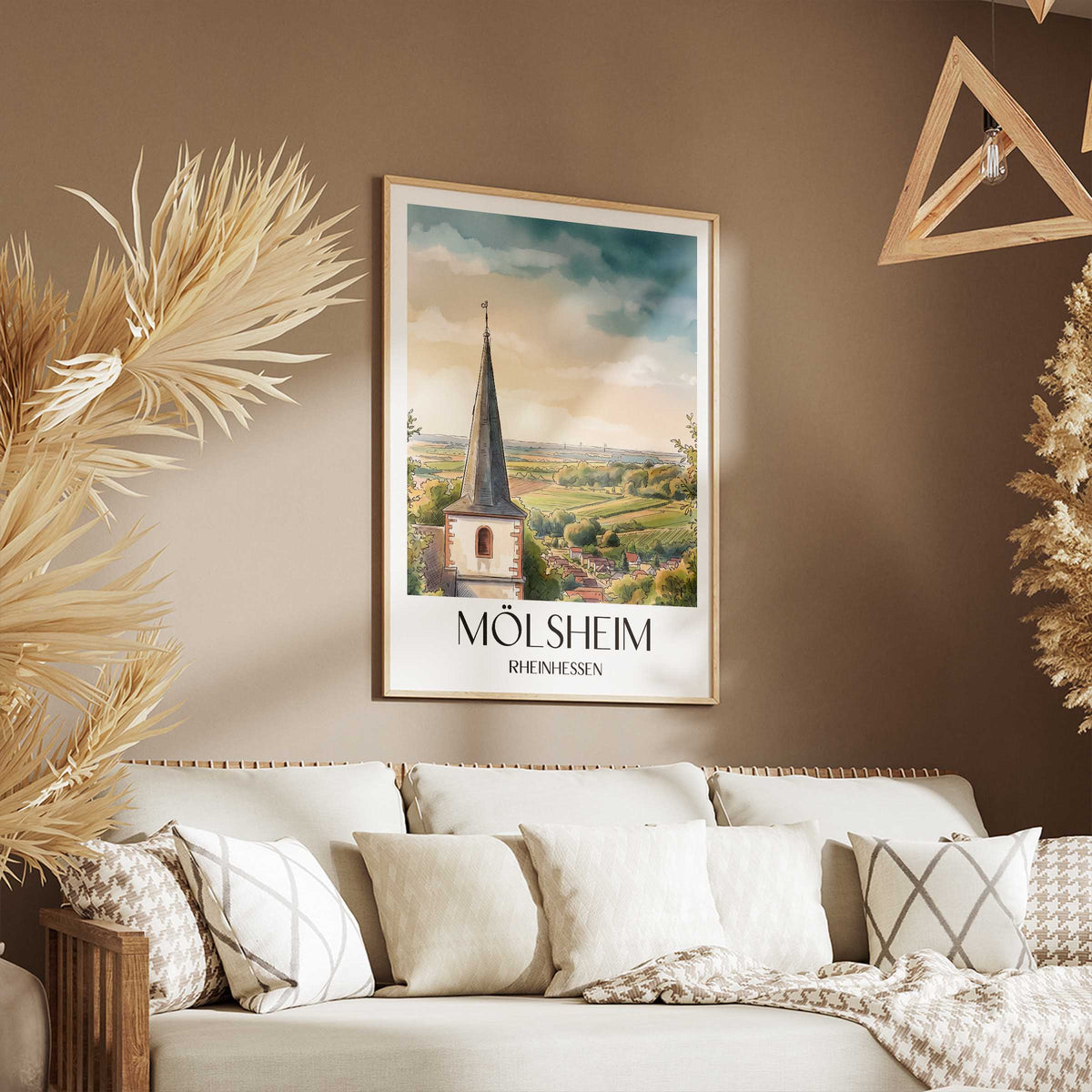 mölsheim-rheinhessen-deutschland-poster-aquarell