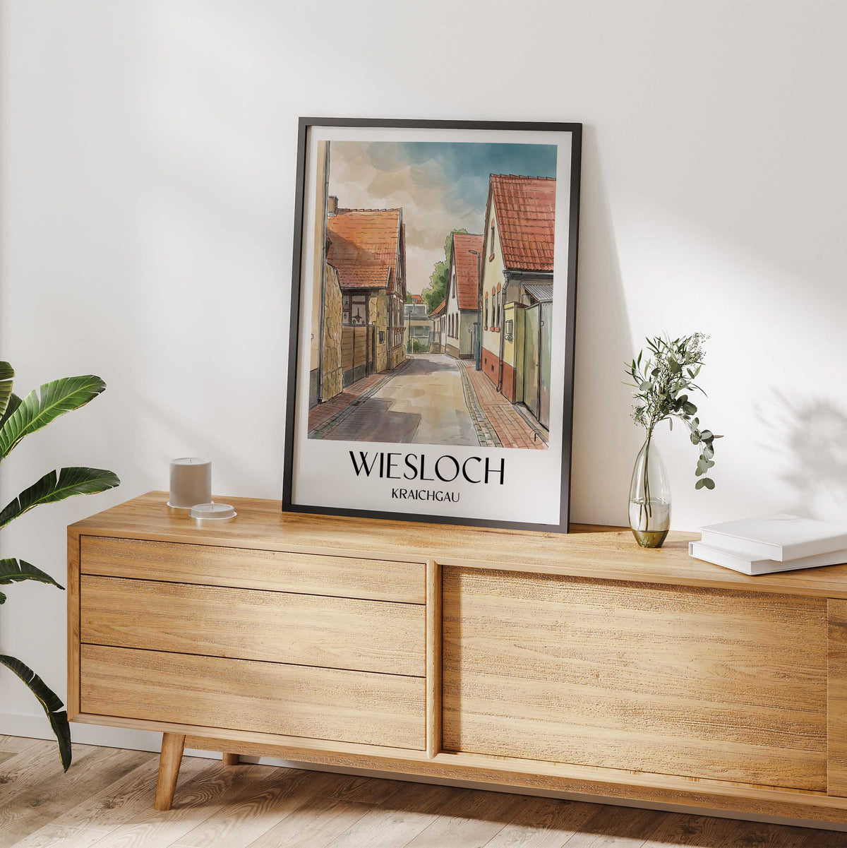 wiesloch-kraichgau-deutschland-poster-aquarell