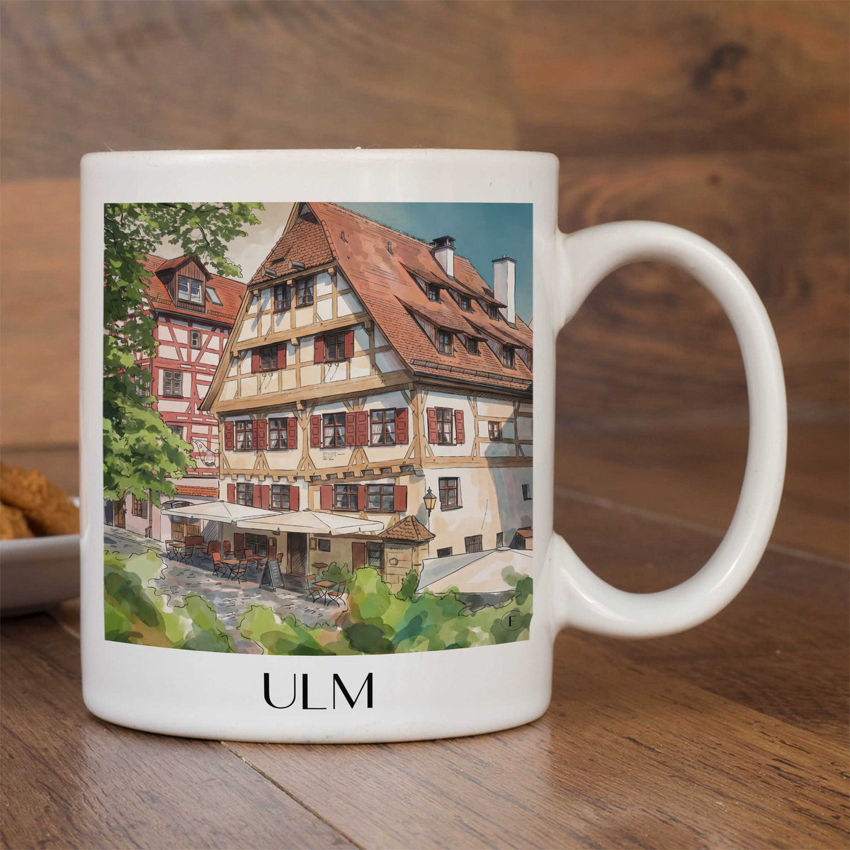 ulm-schwäbische-alb-deutschland-kaffeebecher-aquarell