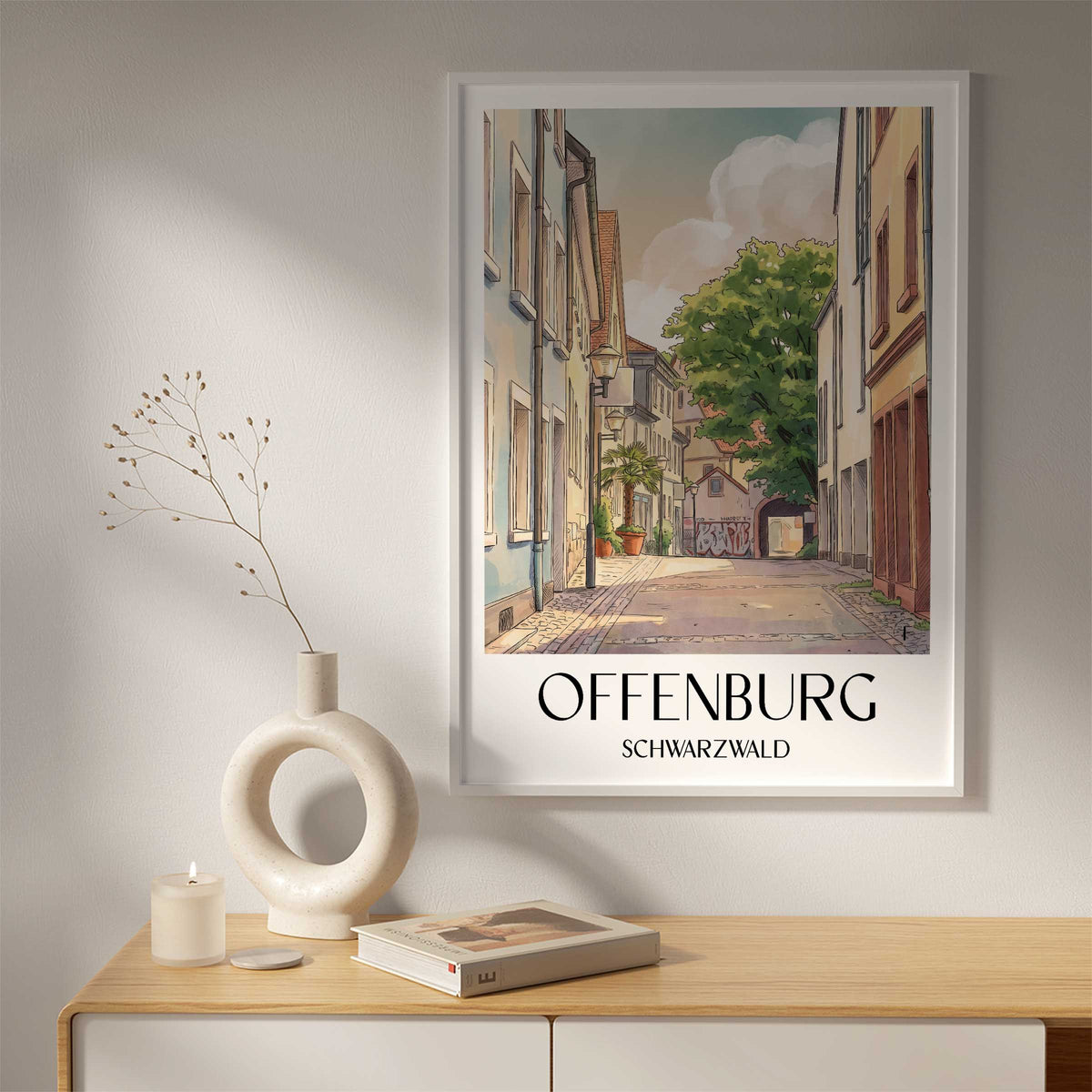 offenburg-schwarzwald-deutschland-poster-aquarell