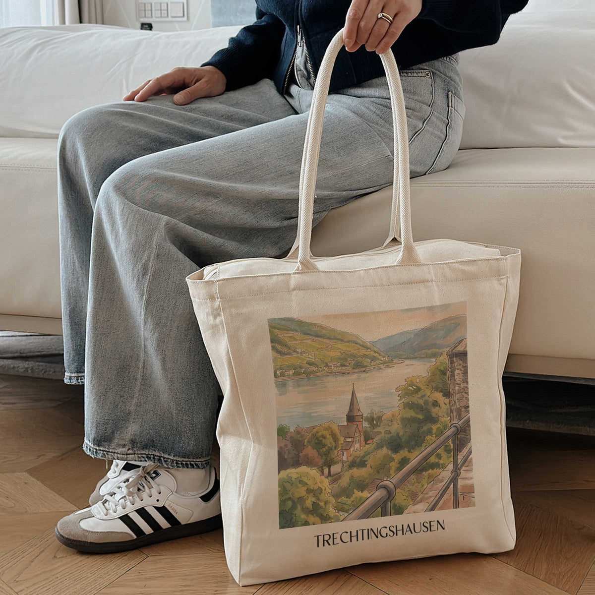 trechtingshausen-mittelrheintal-deutschland-einkaufstasche-aquarell
