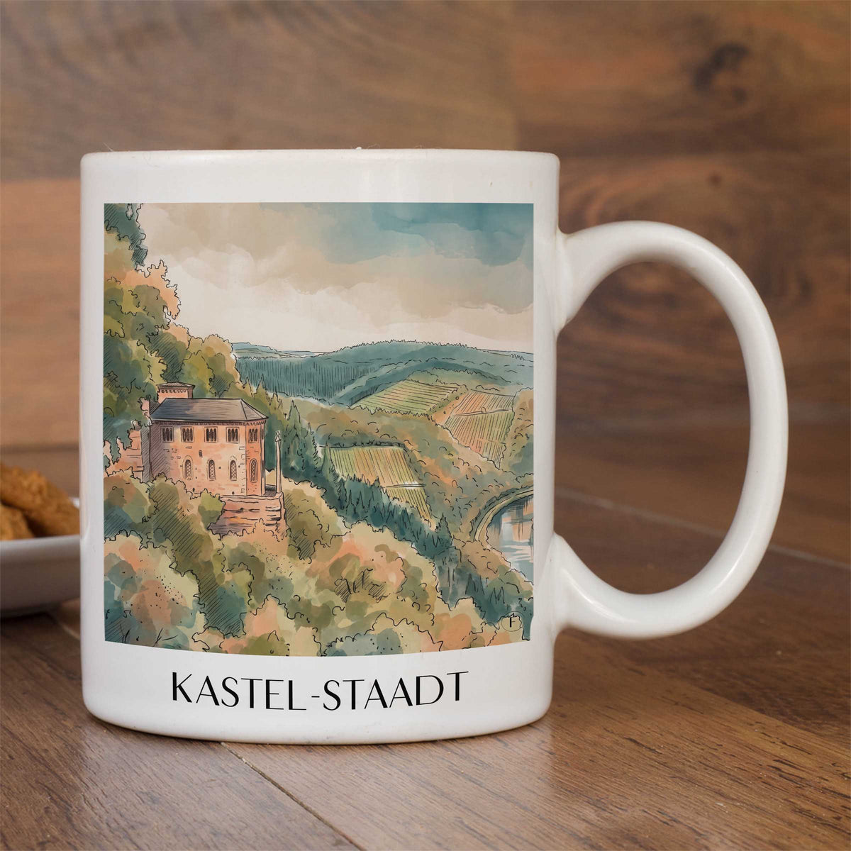 kastel-staadt-saargau-deutschland-kaffeebecher-aquarell