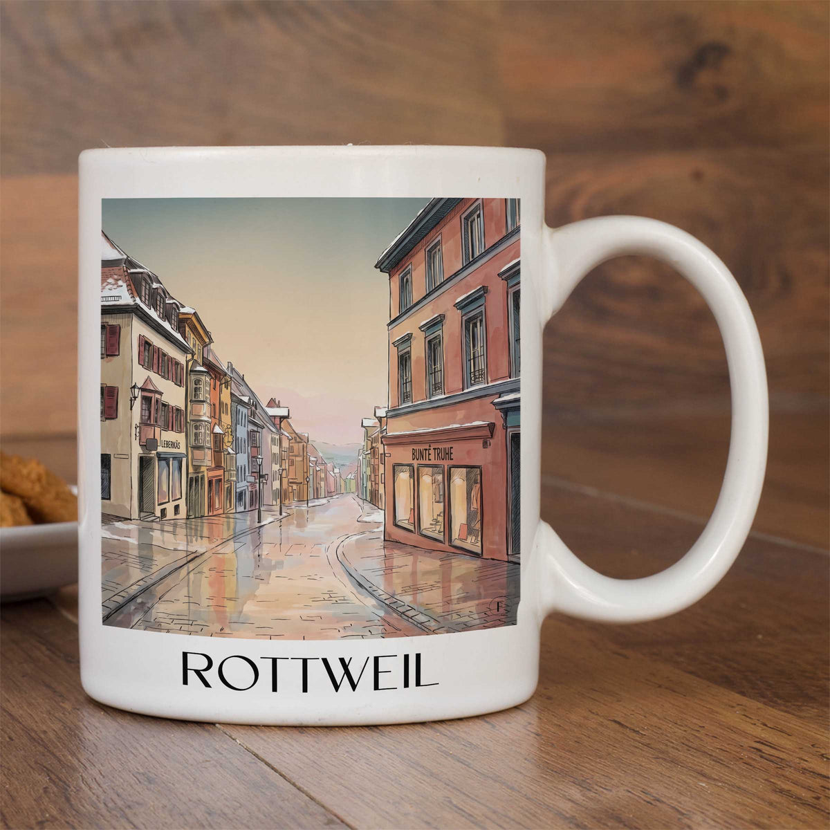 rottweil-baden-württemberg-deutschland-kaffeebecher-aquarell