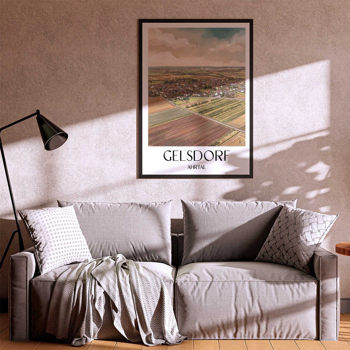 gelsdorf-ahrtal-deutschland-poster-aquarell