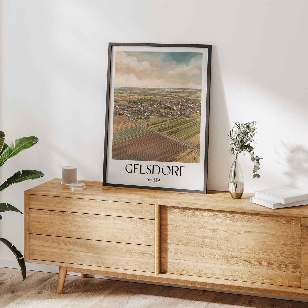 gelsdorf-ahrtal-deutschland-poster-aquarell