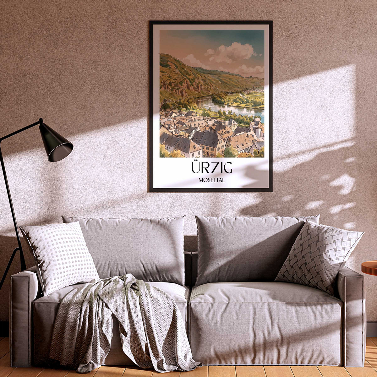 ürzig-moseltal-deutschland-poster-aquarell