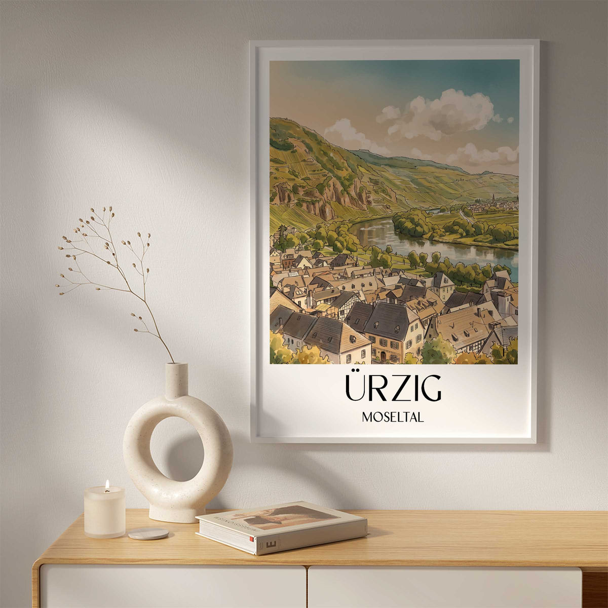 ürzig-moseltal-deutschland-poster-aquarell
