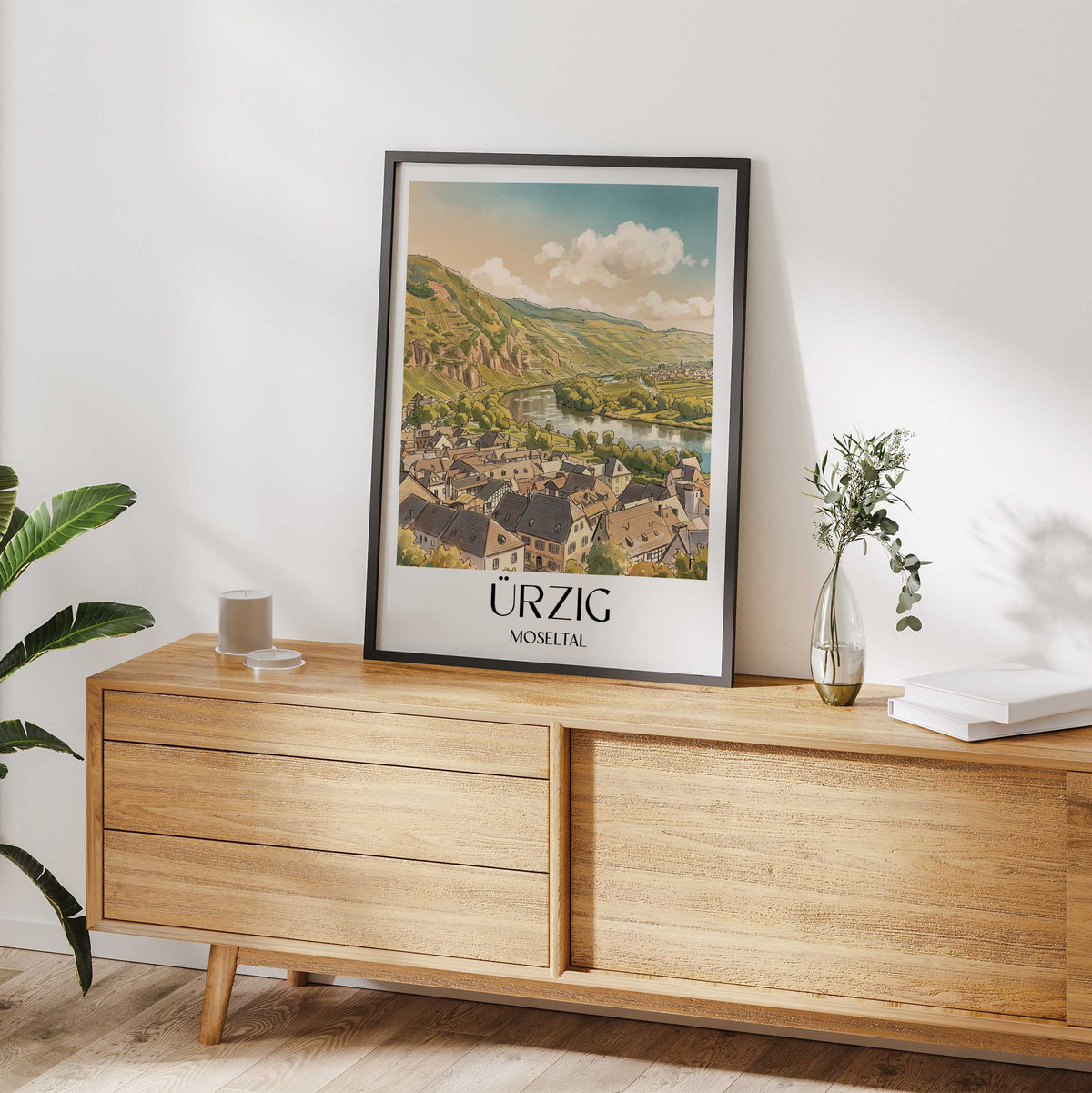 ürzig-moseltal-deutschland-poster-aquarell