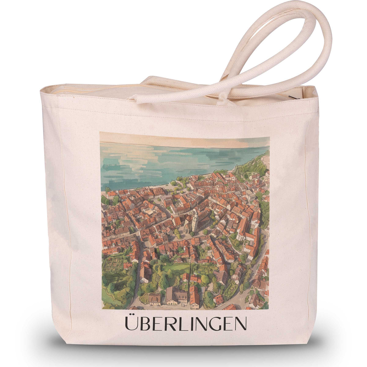 überlingen-bodensee-deutschland-einkaufstasche-aquarell