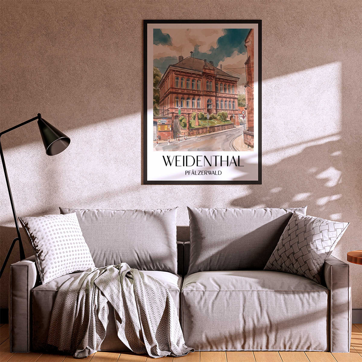 weidenthal-pfälzerwald-deutschland-poster-aquarell