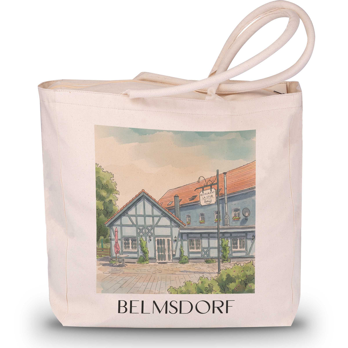 belmsdorf-oberlausitz-deutschland-einkaufstasche-aquarell