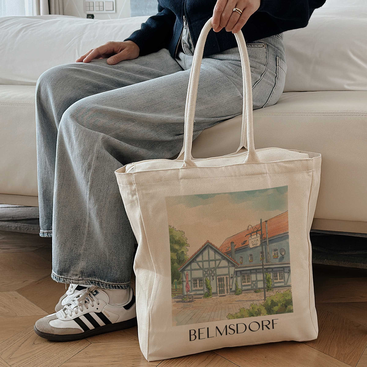 belmsdorf-oberlausitz-deutschland-einkaufstasche-aquarell