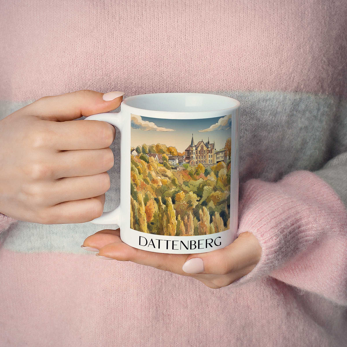 dattenberg-mittelrhein-deutschland-kaffeebecher-aquarell