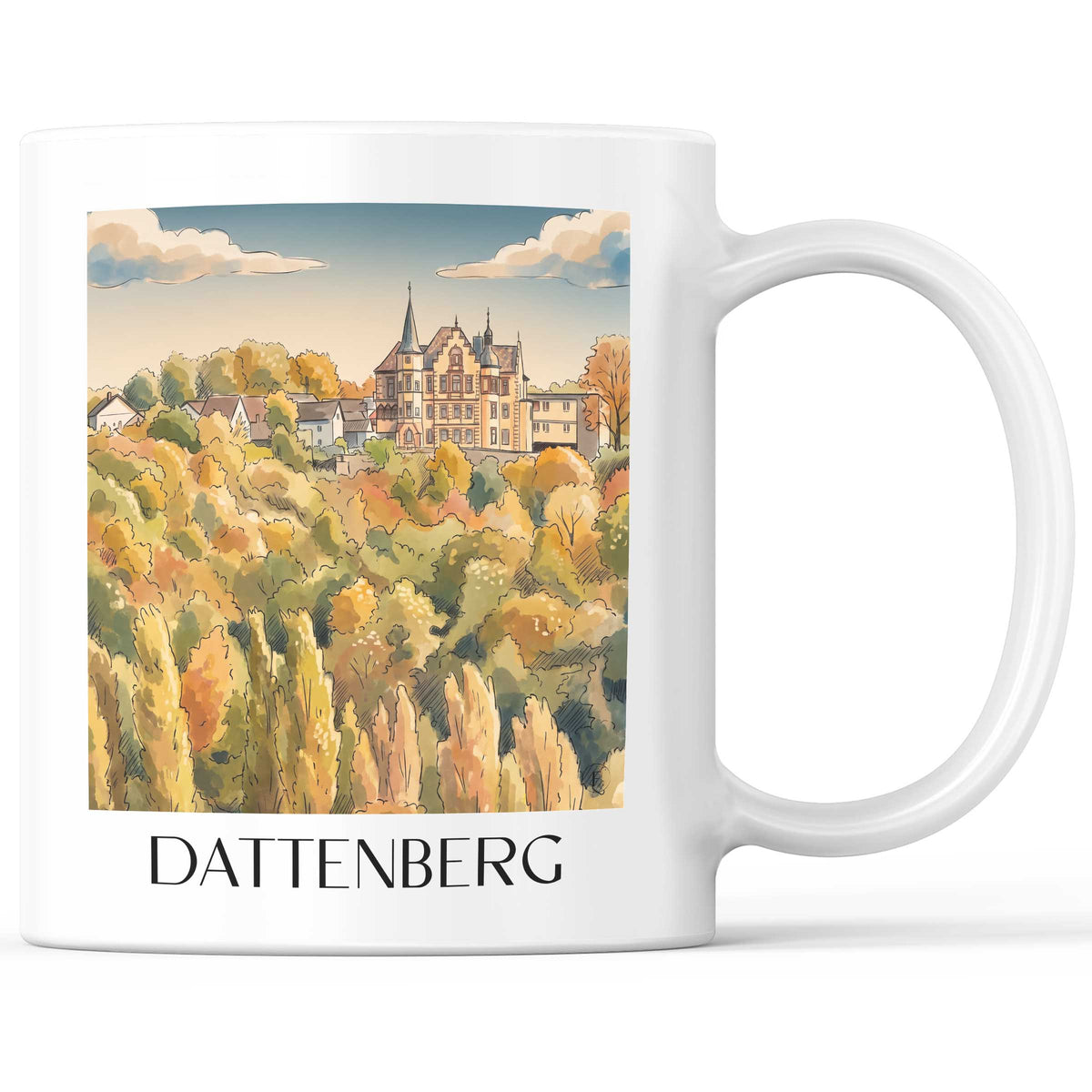 dattenberg-mittelrhein-deutschland-kaffeebecher-aquarell