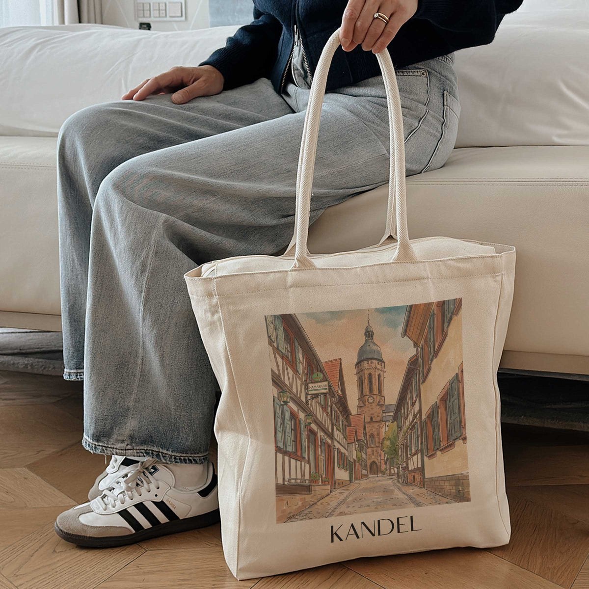 kandel-südpfalz-deutschland-einkaufstasche-aquarell