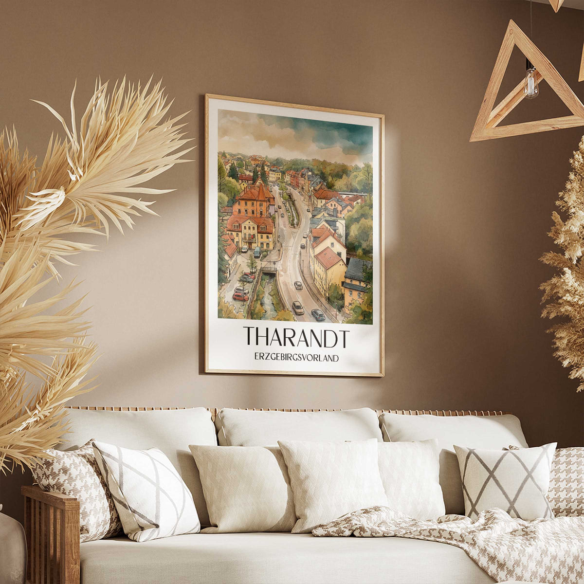 tharandt-erzgebirgsvorland-deutschland-poster-aquarell