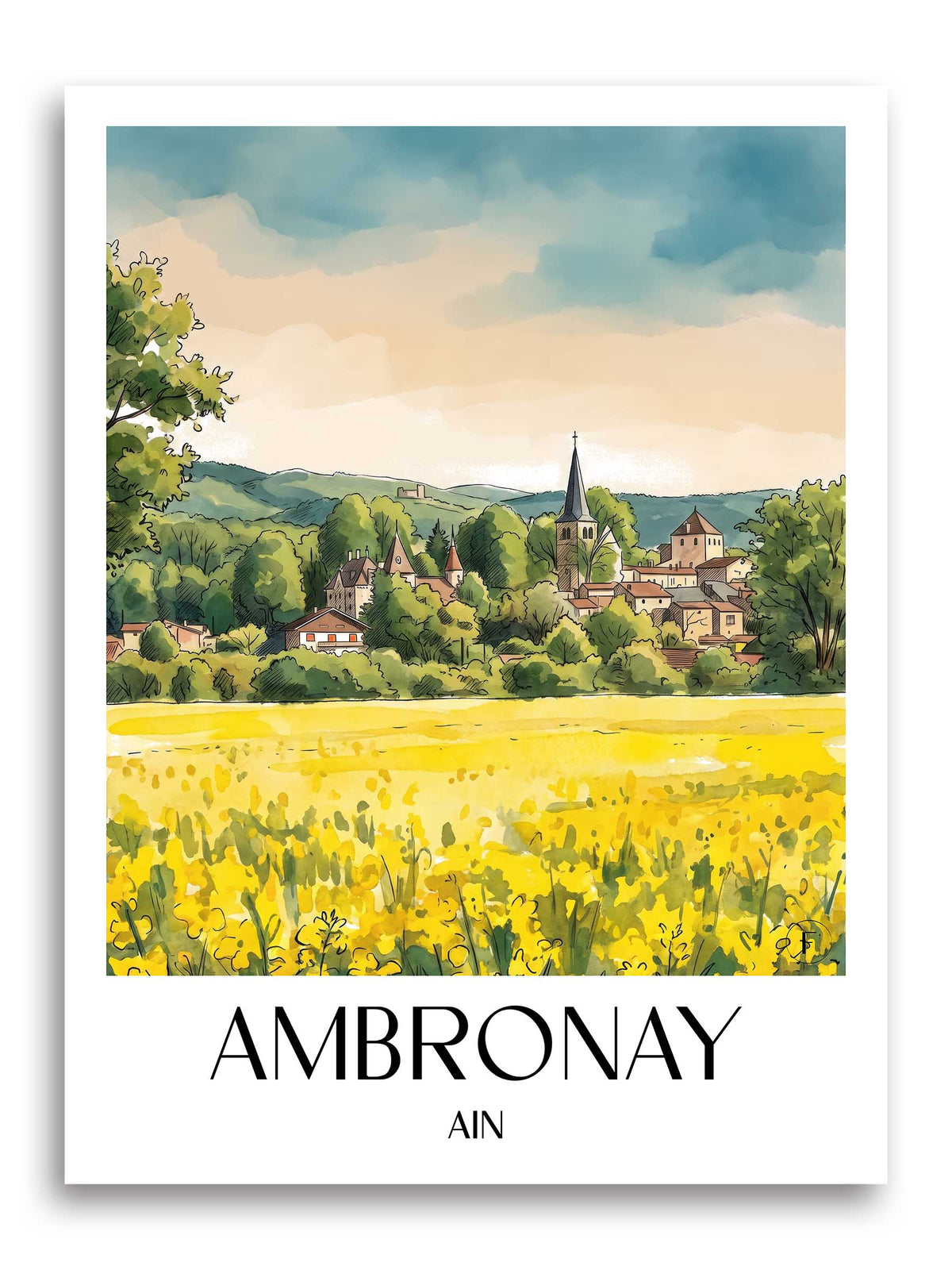 ambronay-ain-frankreich-poster-aquarell