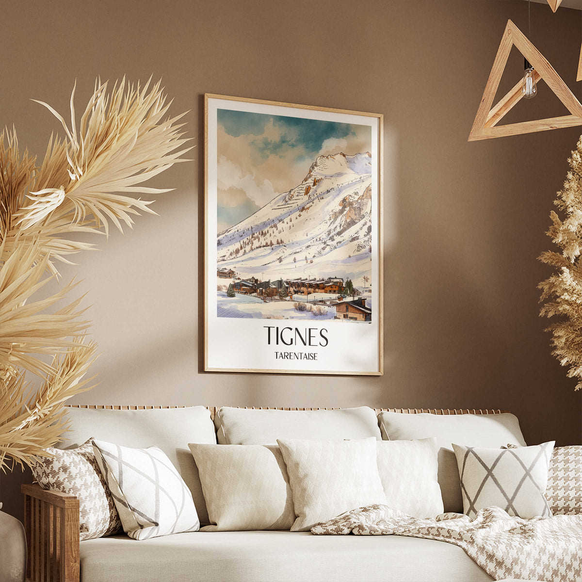 tignes-tarentaise-frankreich-poster-aquarell