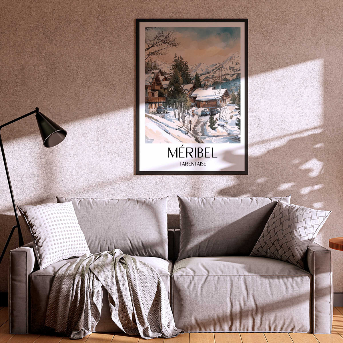 méribel-tarentaise-frankreich-poster-aquarell
