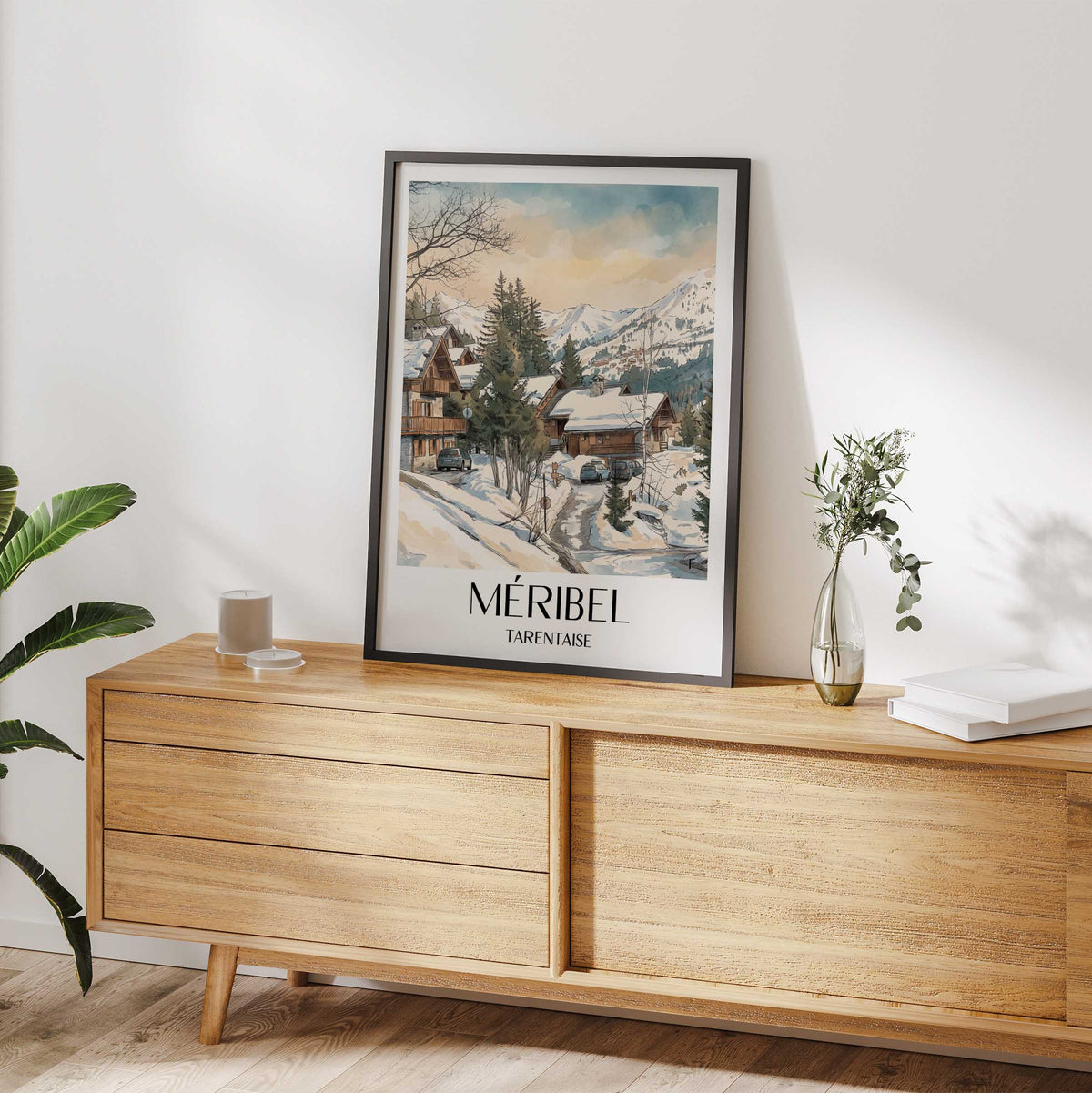 méribel-tarentaise-frankreich-poster-aquarell