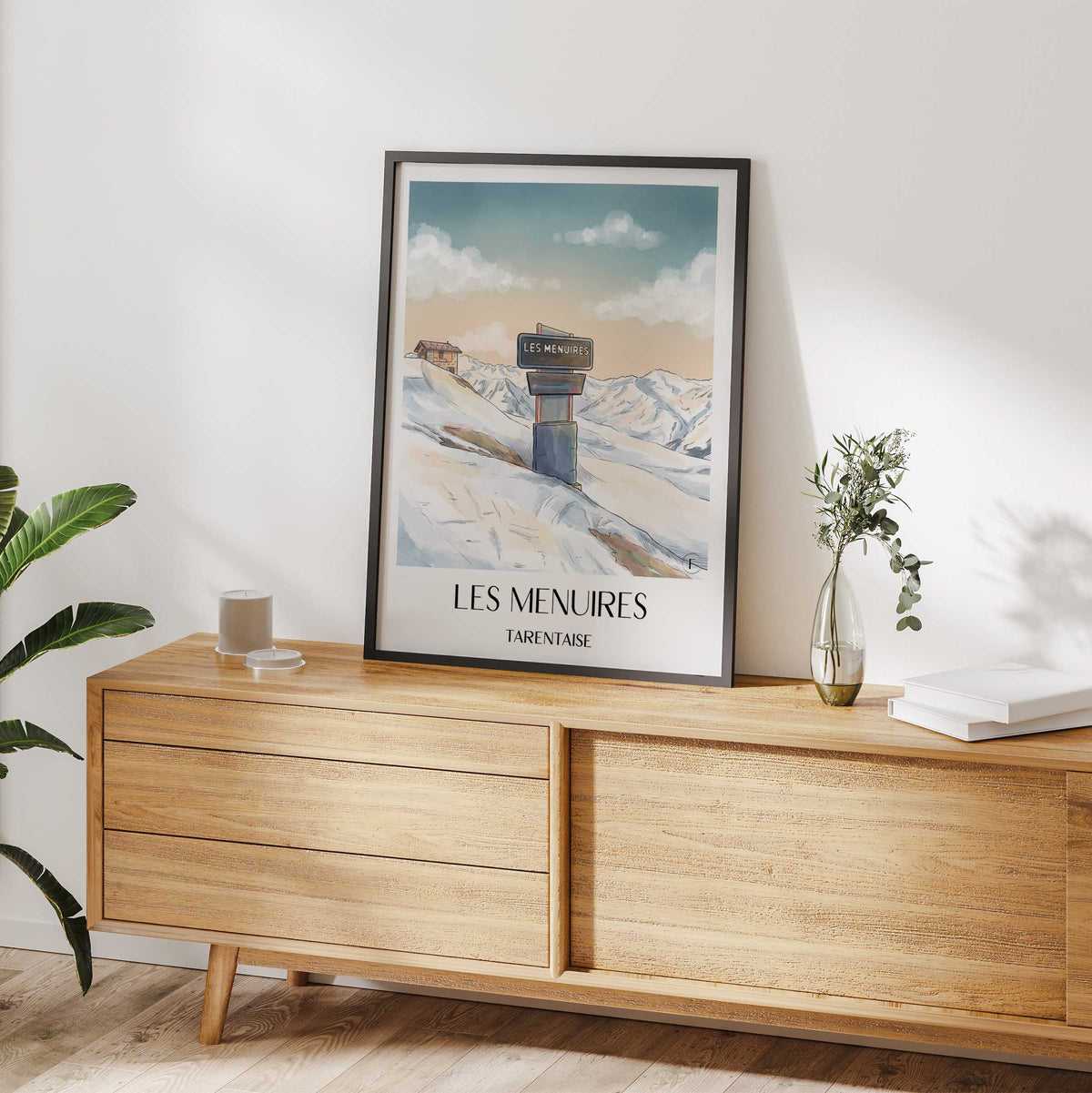 les-menuires-tarentaise-frankreich-poster-aquarell