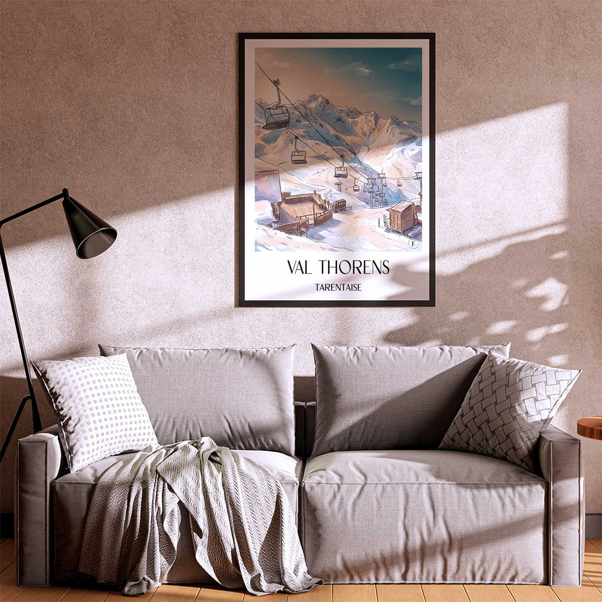 val-thorens-tarentaise-frankreich-poster-aquarell