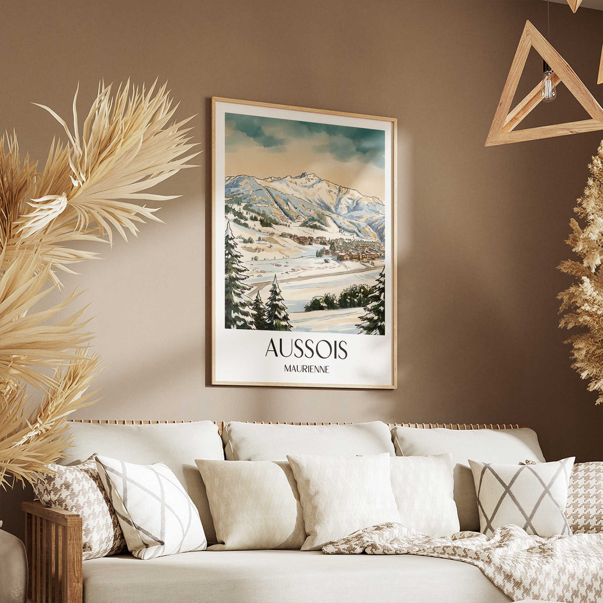 aussois-maurienne-frankreich-poster-aquarell