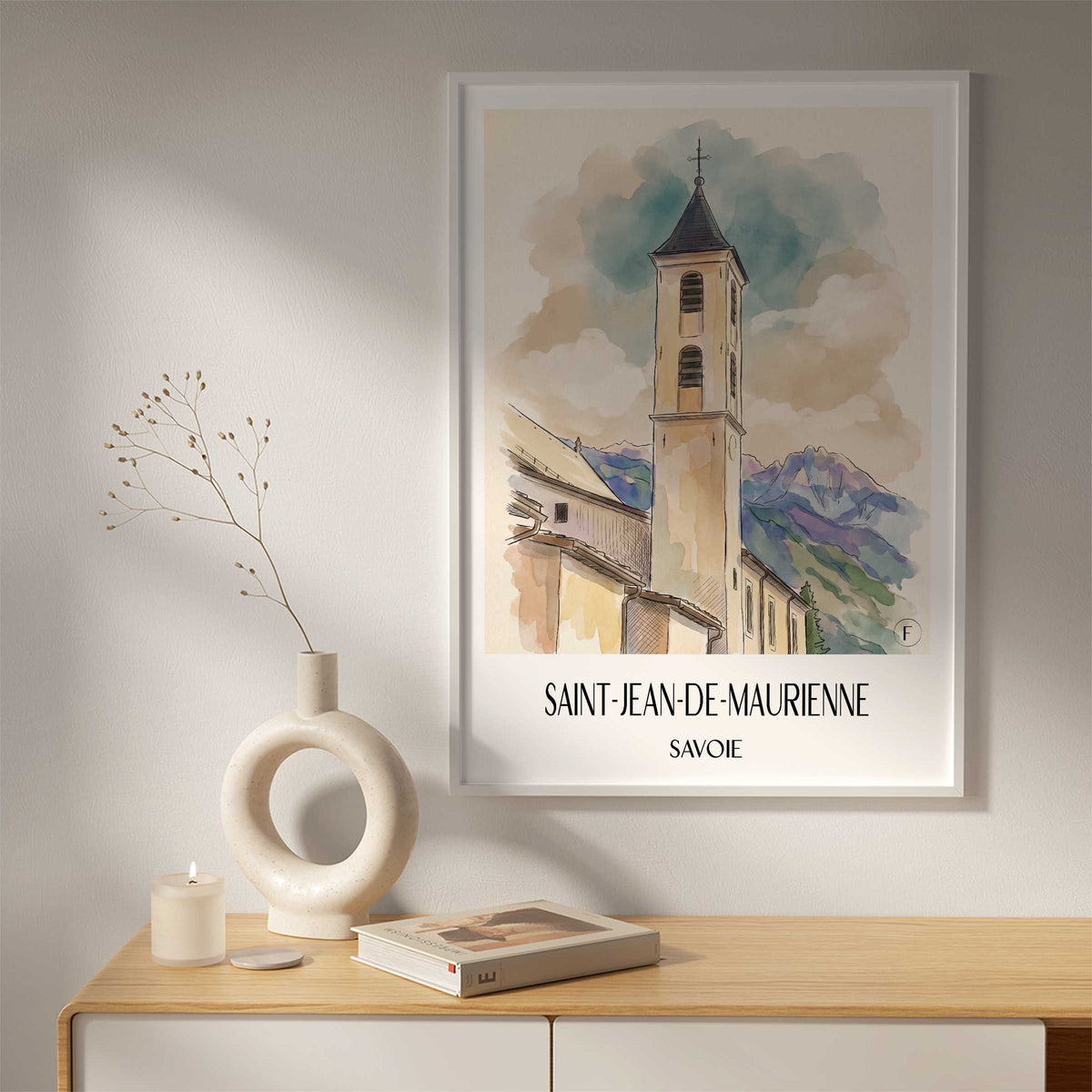 saint-jean-de-maurienne-savoie-frankreich-poster-aquarell