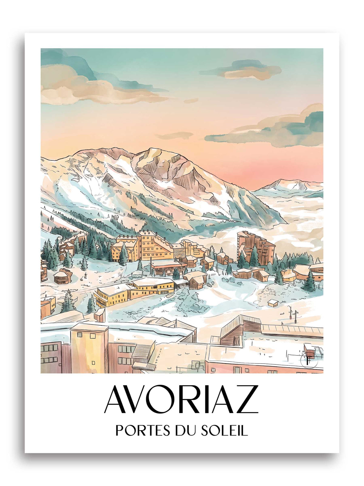 avoriaz-portes-du-soleil-frankreich-poster-aquarell