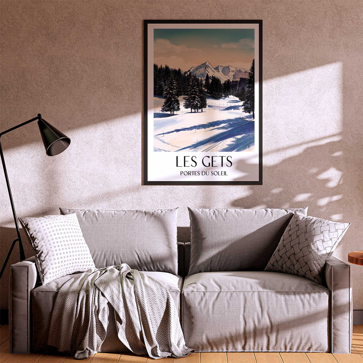 les-gets-portes-du-soleil-frankreich-poster-aquarell
