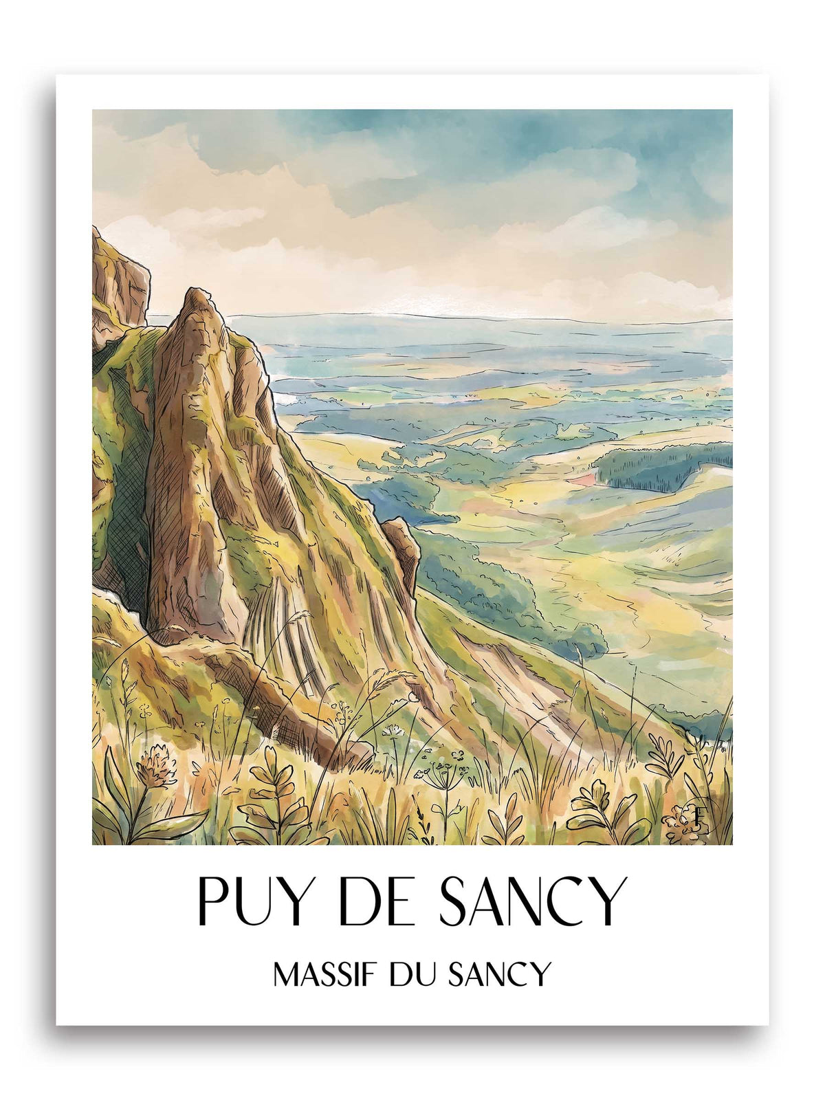 puy-de-sancy-massif-du-sancy-frankreich-poster-aquarell
