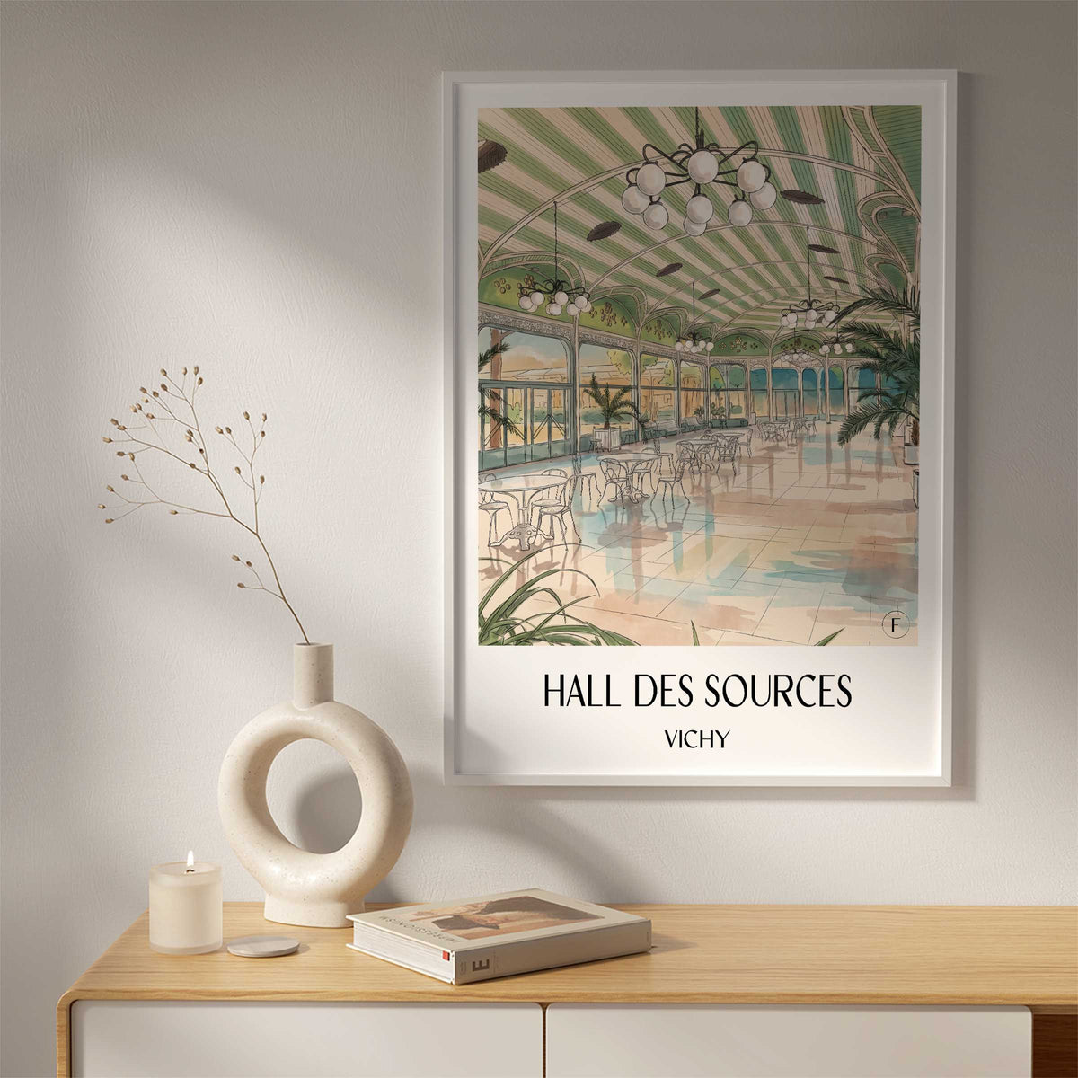 hall-des-sources-vichy-frankreich-poster-aquarell