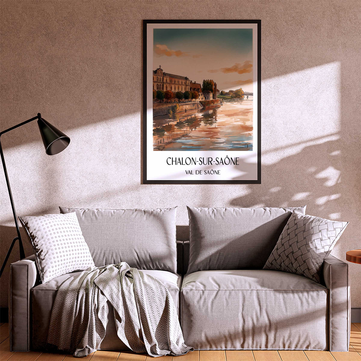 chalon-sur-saône-val-de-saône-frankreich-poster-aquarell