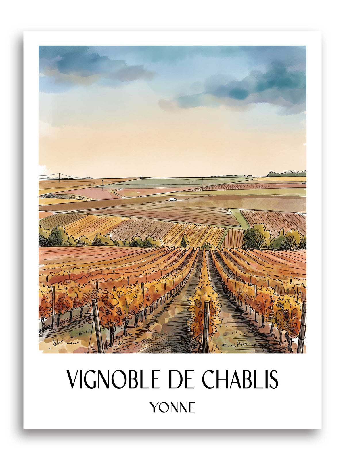 vignoble-de-chablis-yonne-frankreich-poster-aquarell
